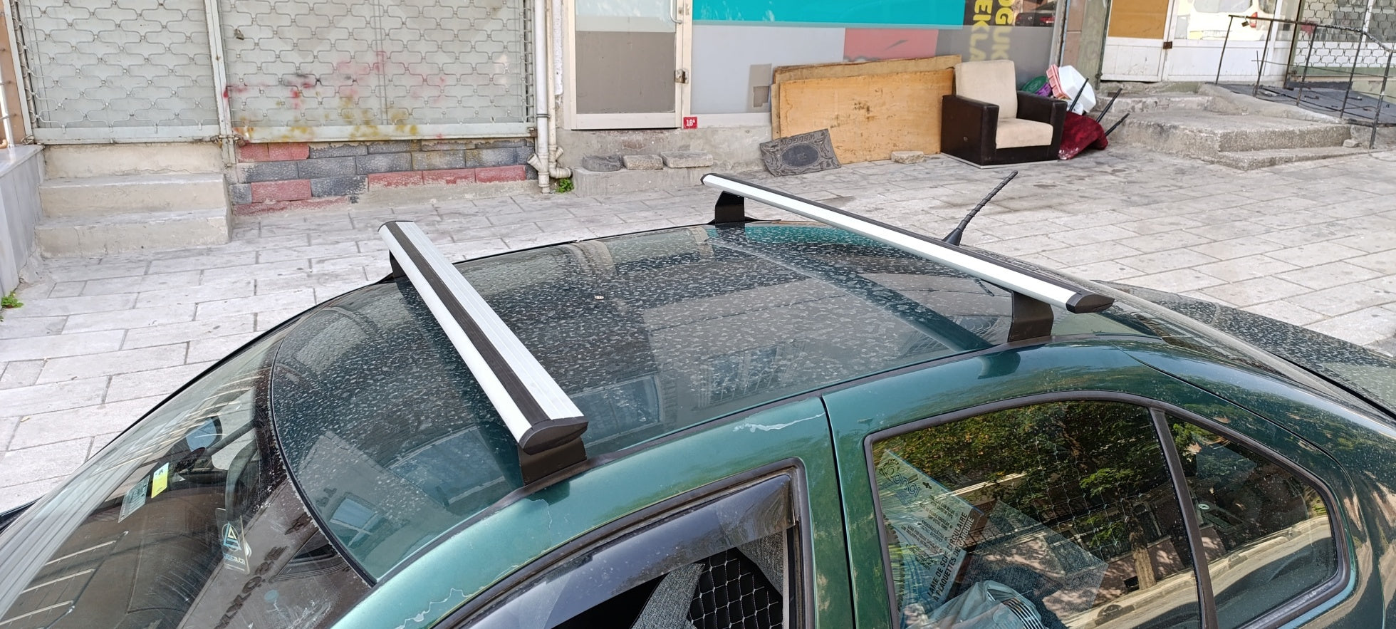For Volkswagen Bora Sedan Roof Rack Cross Bar, Metal Bracket, Silver 1998-2005 For Volkswagen Bora Sedan Roof Rack Cross Bar, Metal Bracket, Silver 1998-2005